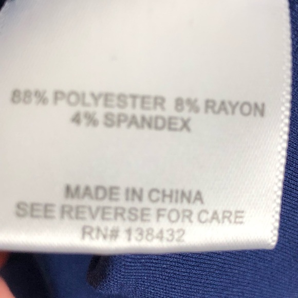 ModCloth | Navy Cowl Neck Dress - Picture 7 of 7